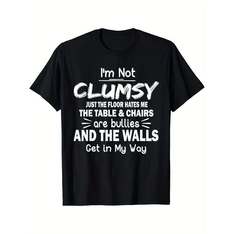 Clumsy Chic Graphic Tee - Men's Short Sleeve T-Shirt