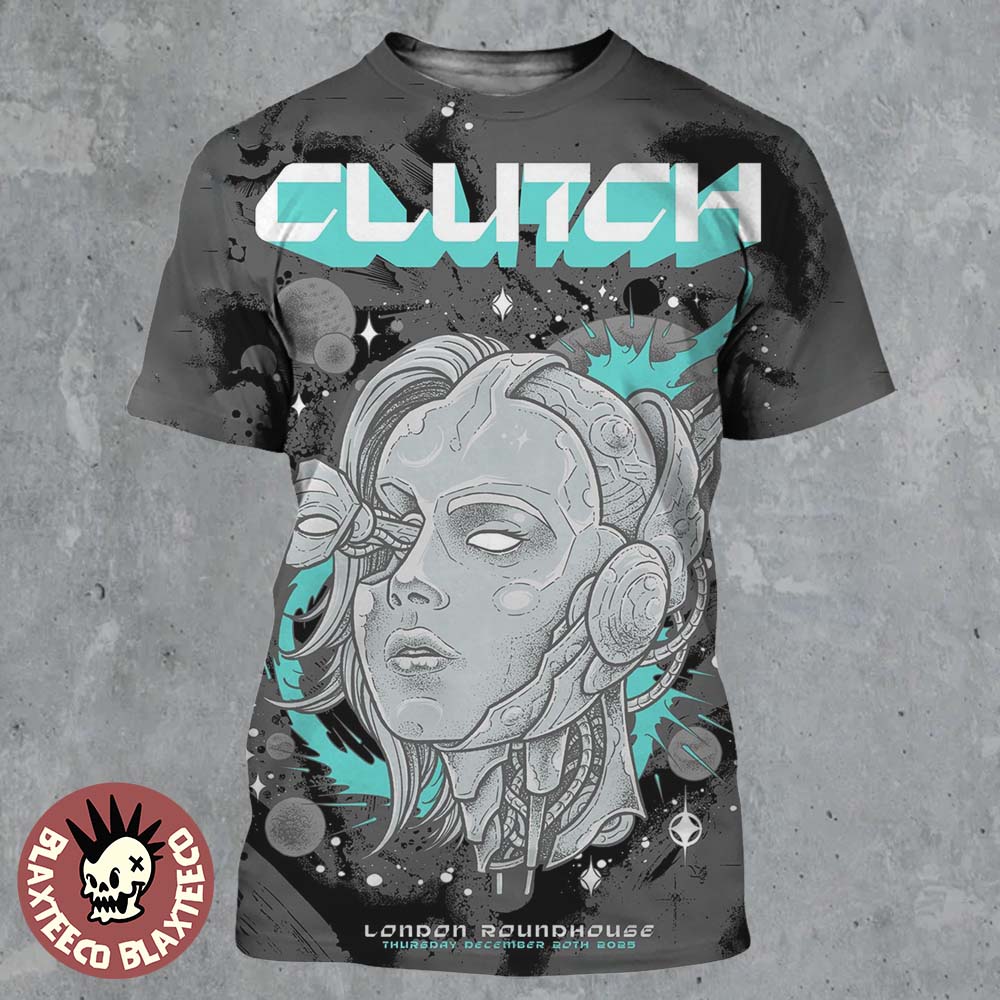 Clutch London Roundhouse 2025 Event Poster On December 20 2025 All Over Print Shirt