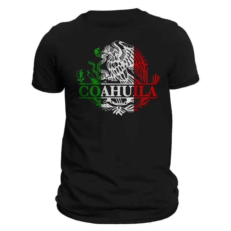 Coahuila Mexico Eagle Emblem Mexican T-Shirt Hoodie, Sweatshirt | UrbanDripWear.com