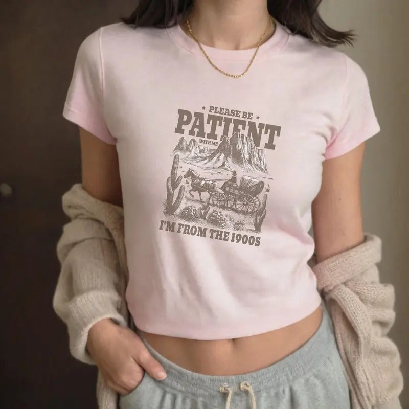 Coastal Cowgirl Baby Tee - Y2K Howdy Shirt for Girls - Comfort, Casual Cotton Top Hoodie, Sweatshirt | UrbanDripWear.com