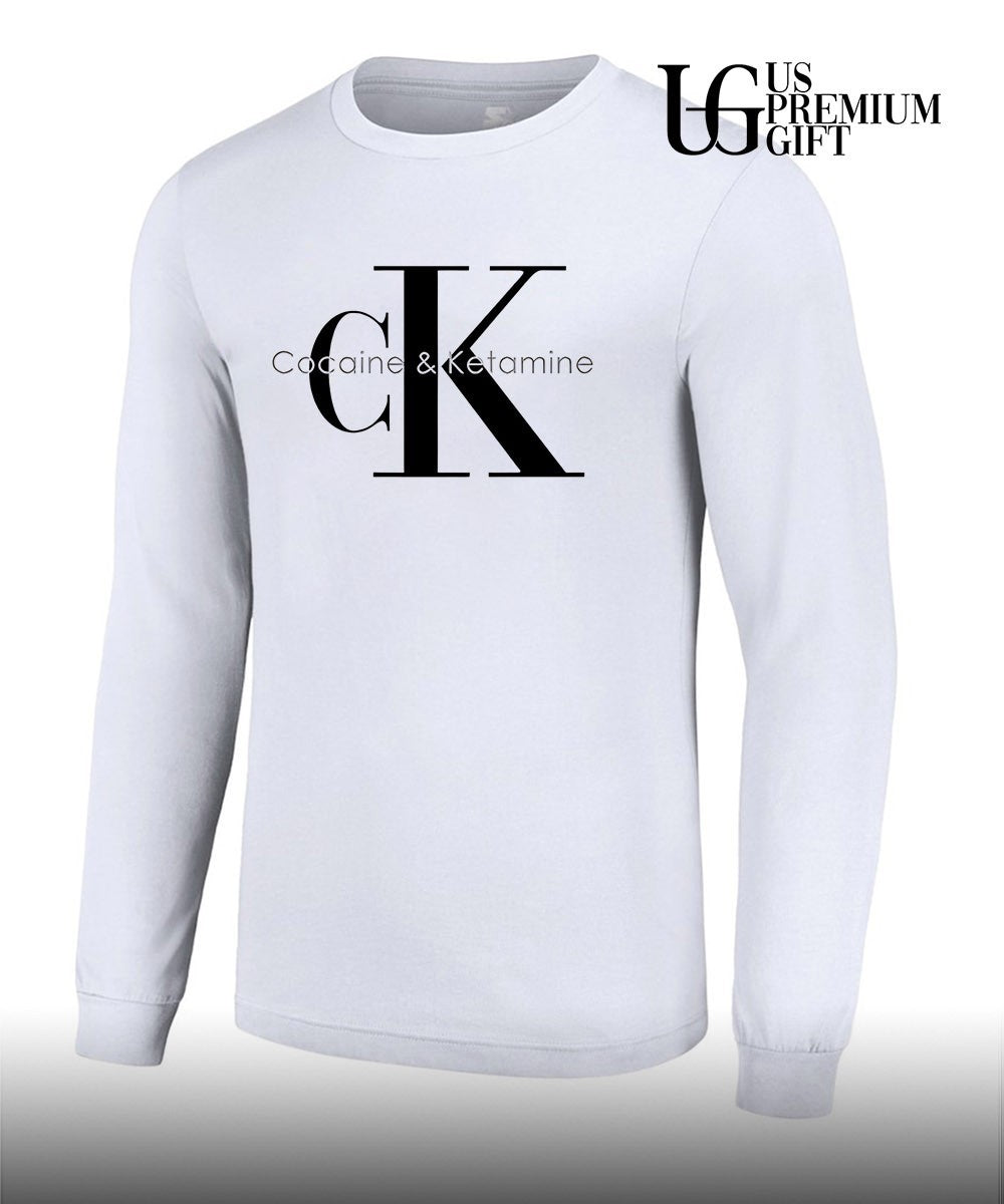Cocaine And Ketamine CK parody shirt