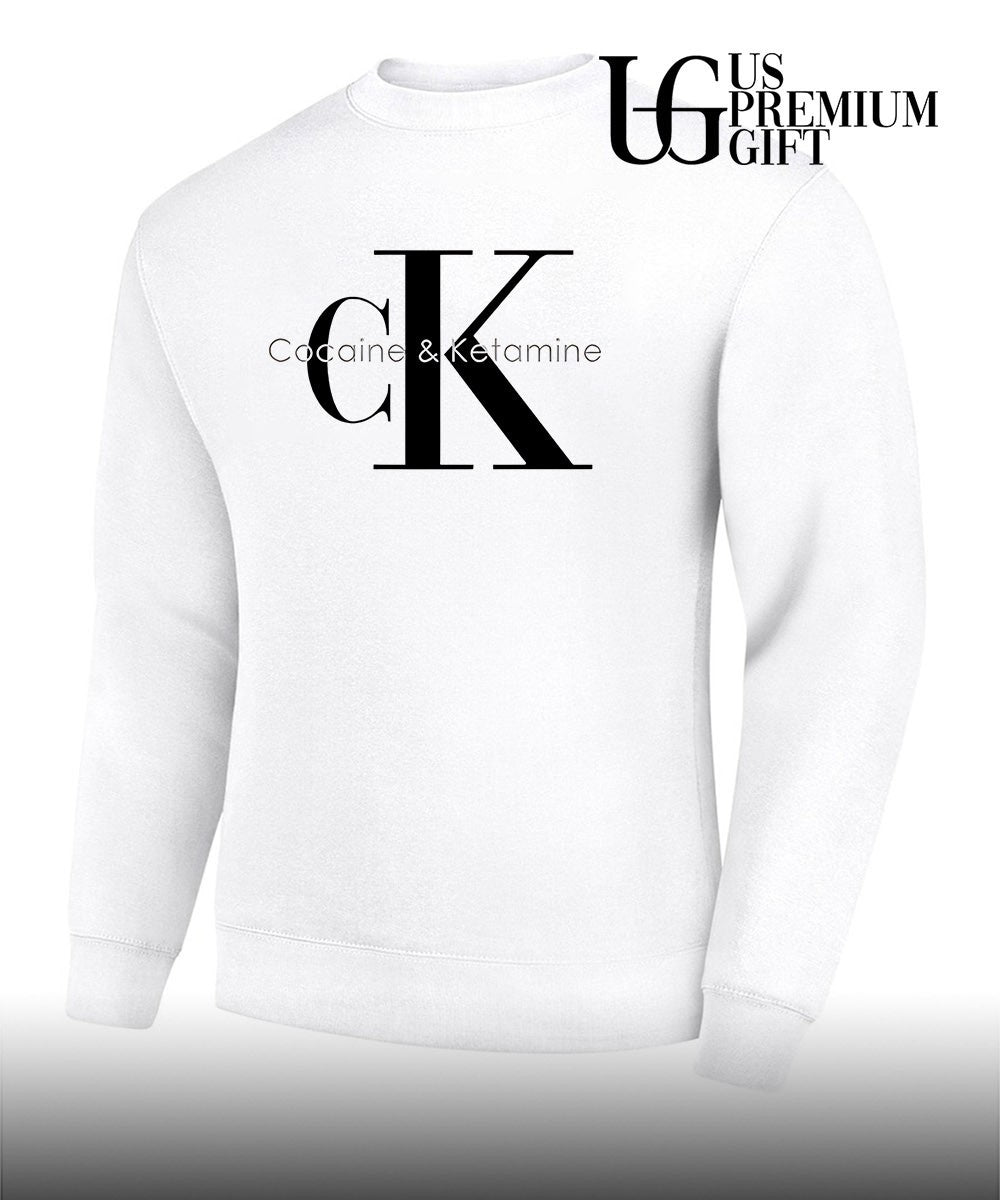 Cocaine And Ketamine CK parody shirt
