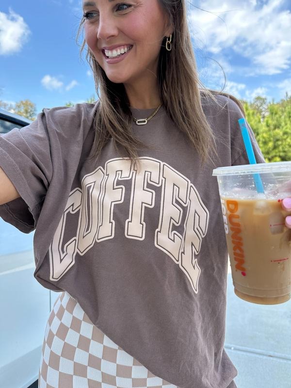 'Coffee' PUFF T-Shirt Hoodie, Sweatshirt | UrbanDripWear.com