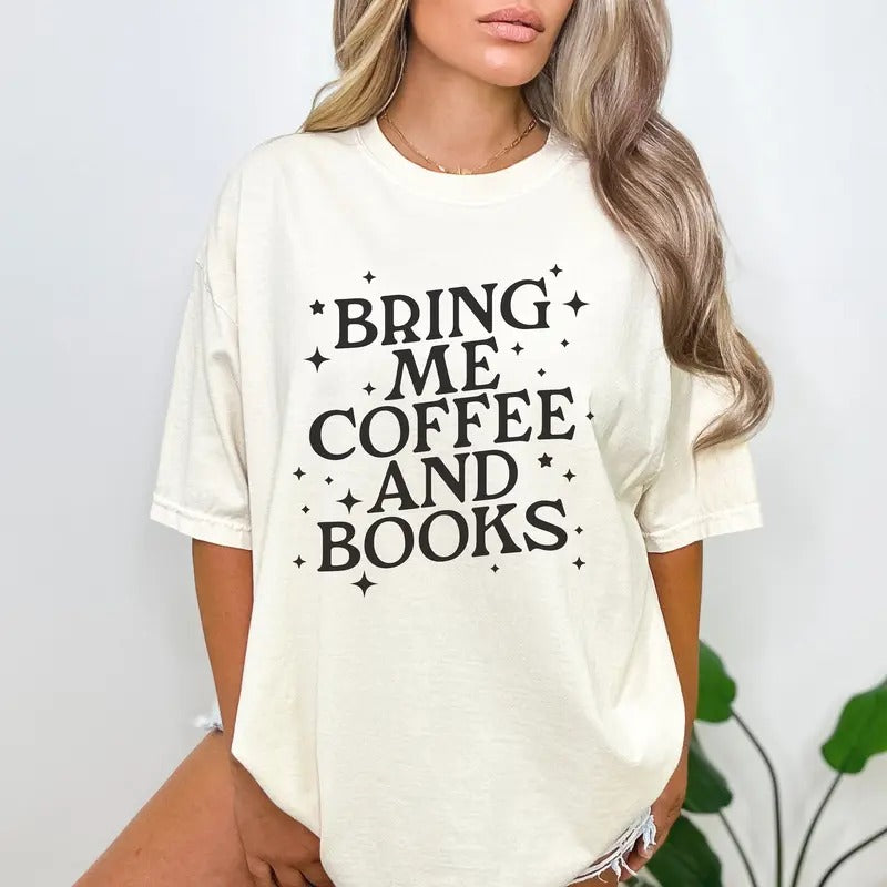 Coffee Books Tee - I Love Books Coffee Tshirt Books Tshirt  T-shirt, sweater and Hoodie Sweatshirt | UrbanDripWear.com