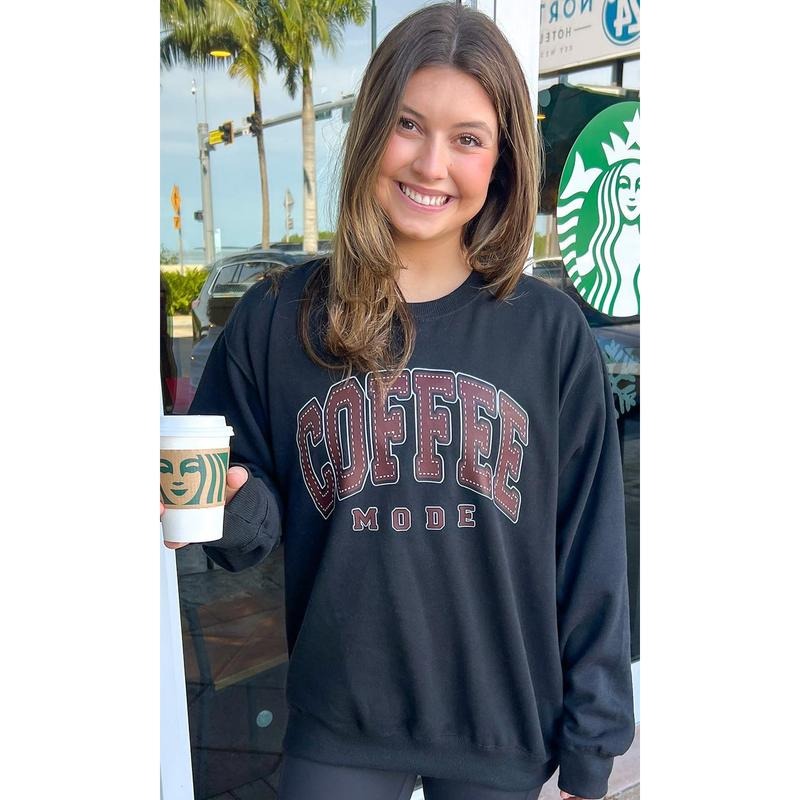 Coffee Mode Graphic Sweatshirt T-Shirts, Hoodie | UrbanDripWear.com