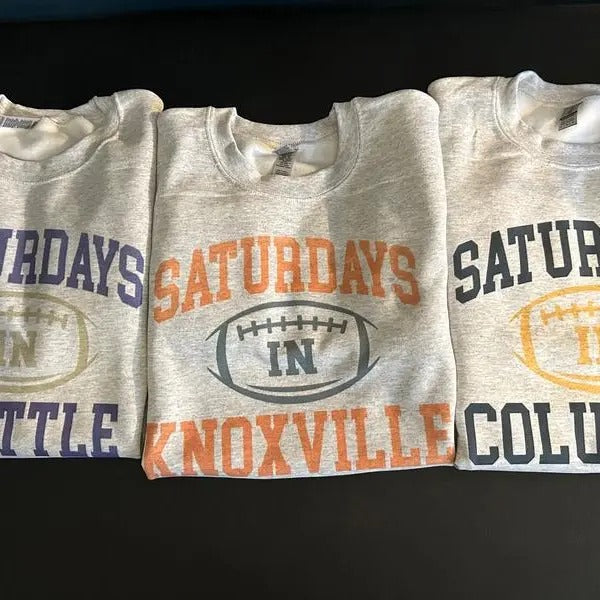College Football Saturdays In Your City Ash Grey Color Sweatshirt T-Shirts, Hoodie | UrbanDripWear.com