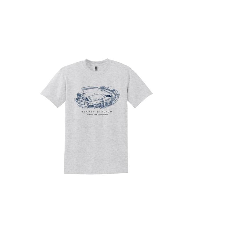 College Stadium T Shirt Gray Hoodie, Sweatshirt | UrbanDripWear.com