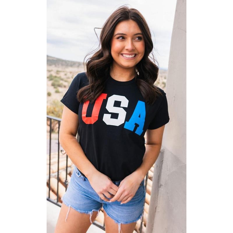 Collegiate USA Graphic T-Shirt Hoodie, Sweatshirt | UrbanDripWear.com
