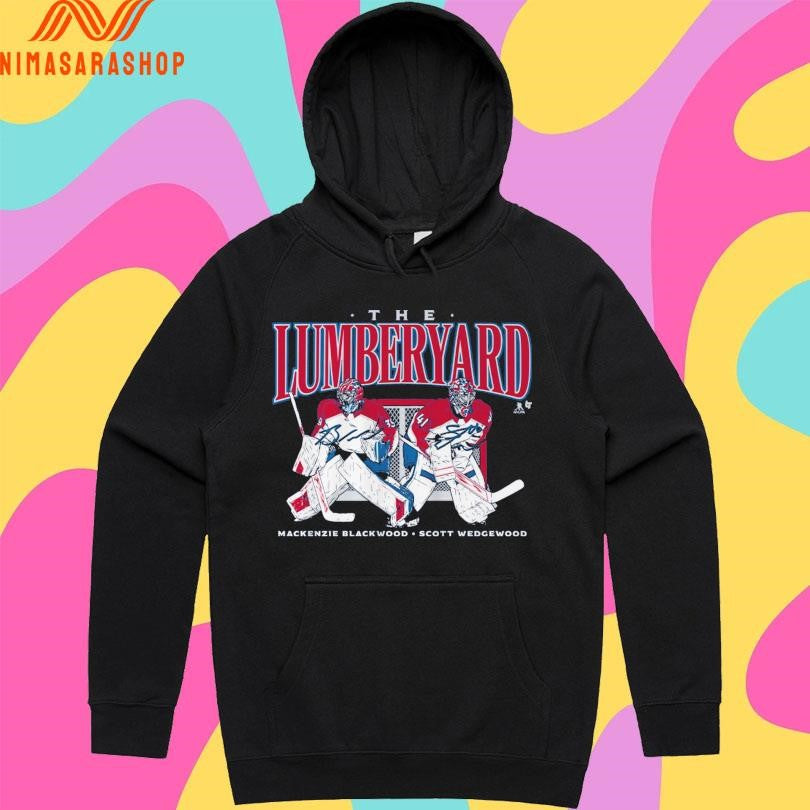 Colorado Avalanche Scott Wedgewood And Mackenzie Blackwood The Lumberyard Shirts