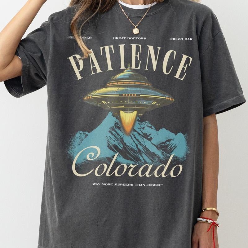 Colorado Graphic T-Shirt, Alien UFO TV Show Memorabilia Tee Best Price Hoodie, Sweatshirt | UrbanDripWear.com