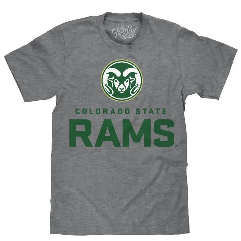 Colorado State University Rams T-Shirt - Gray Hoodie, Sweatshirt | UrbanDripWear.com