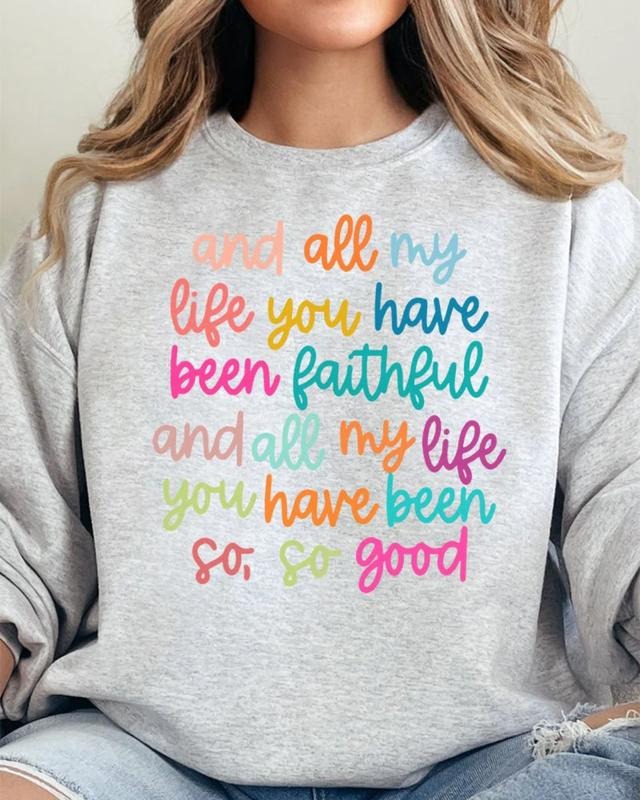 Colorful Always Faithful Unisex NuBlend Crew Sweatshirt MAMA GRAPHIC SWEATSHIRTS T-Shirts, Hoodie | UrbanDripWear.com