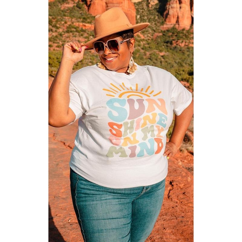 Colorful Sunshine on My Mind T-Shirt Hoodie, Sweatshirt | UrbanDripWear.com