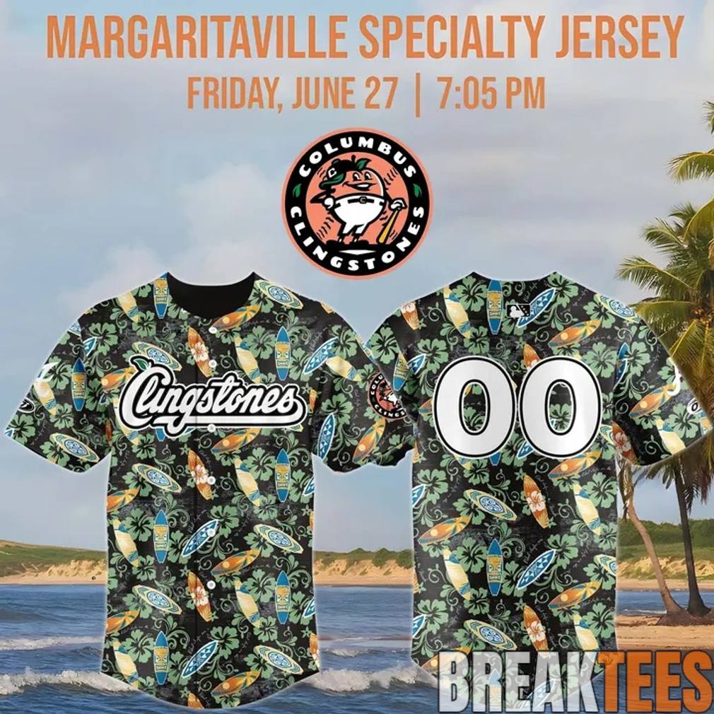 Columbus Clingstones x Margaritaville Night Custom Jersey