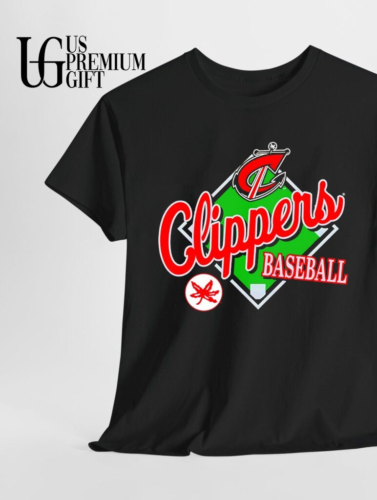 Columbus Clippers x Ohio State baseball shirt