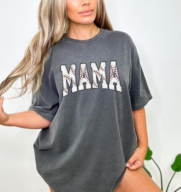 Comfort Colors Baseball Mama Shirt, Mothers day Gift For Baseball Mom, Gift For Baseball Lover Mom Shirt Hoodie, Sweatshirt