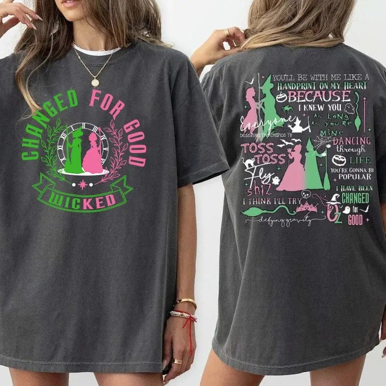 Comfort Colors Changed For Good Shirt, Wicked Defy Gravity Shirt, Wicked Sweatshirt, Wizard of Oz shirt Broomstick,...