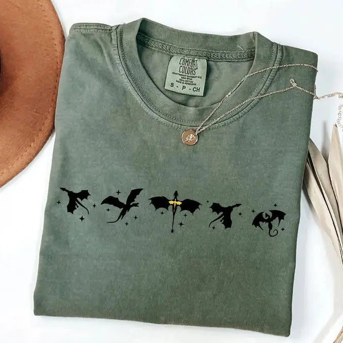 Comfort Colors Fourth Wing Shirt, Basgiath War College Shirt, Violet Sorrengail, Bookish Shirt, Xaden Riorson, Gifts For...