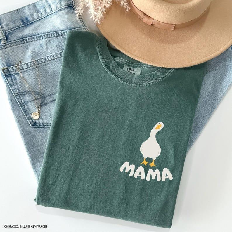 Comfort Colors One Silly Goose First Birthday Shirt, 1st Birthday Silly Goose Theme Mama Dada Goose Tee, Mother's Day...