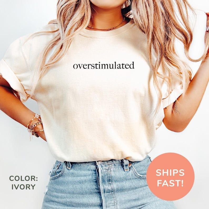 Comfort Colors Overstimulated Tshirt, Cowboy Frog Shirt, Unhinged TShirt, Weirdcore Clothing, Gen Z Shirt, Weird Stuff...