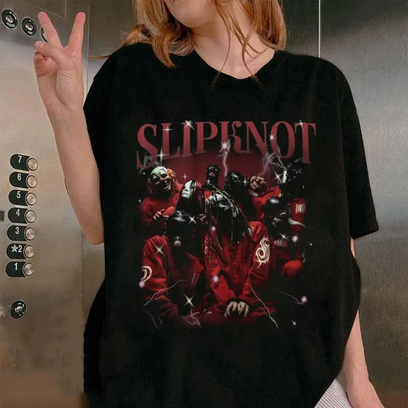 Comfort Colors Slipknot Vintage T-Shirt, Slipknot Shirt, Slipknot Tour Shirt, Bootleg Tour Tee Gift Fans Hoodie, Sweatshirt