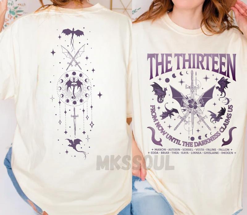Comfort Colors The Thirteen Throne Of Glass Shirt, Book Lover Gift Best Price Hoodie, Sweatshirt | UrbanDripWear.com