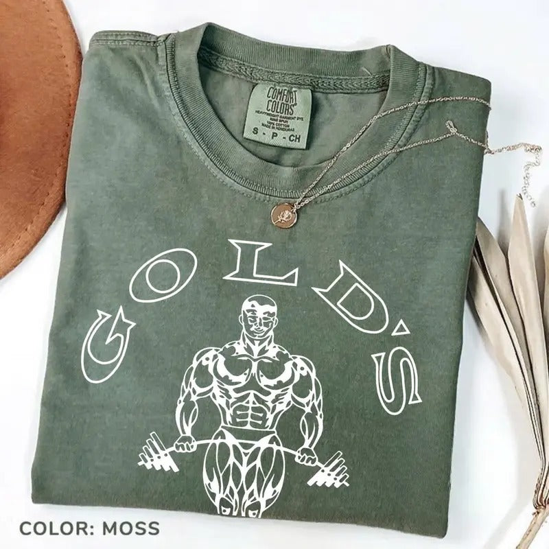 Comfort Colors Vintage Golds Gym 1990s Retro Shirt, Top Menswear Shortsleeve Hoodie, Sweatshirt | UrbanDripWear.com