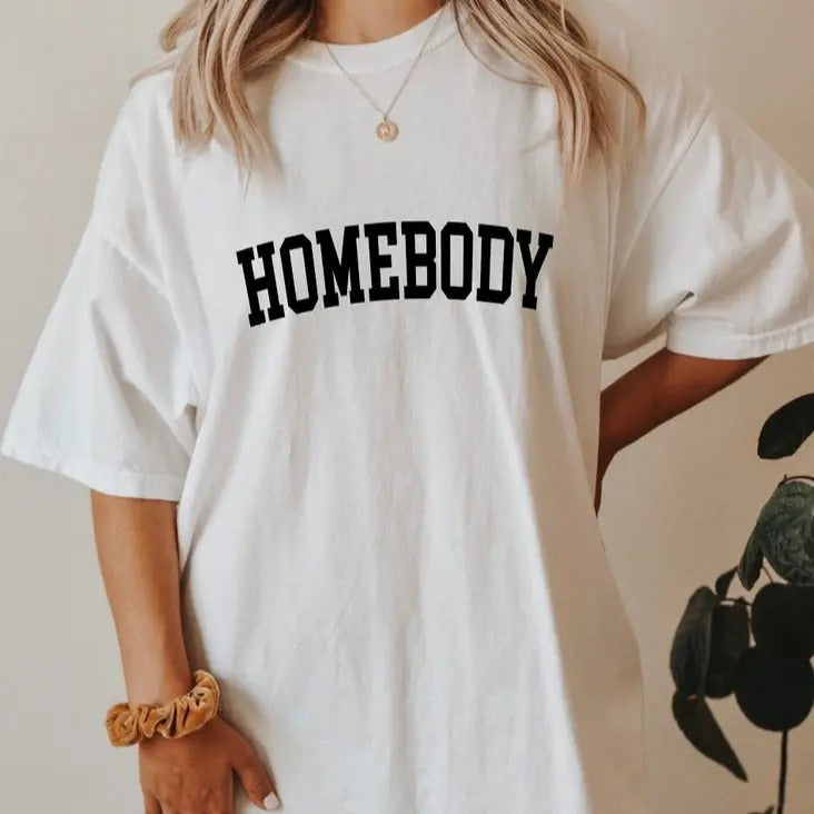 Comfort Colors, Homebody Shirt, Vintage Shirt, Loungewear, Graphic Tee, Homebody, Stay At Home, Graphic Tees Women,...