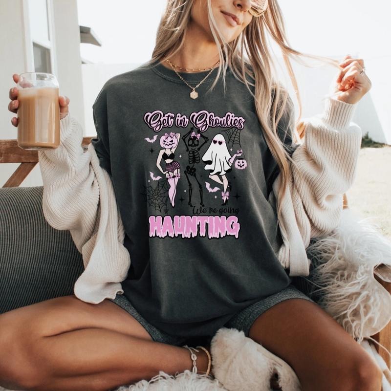 Comfort colors ghoulies haunting short sleeve casual cotton graphic tshirt Hoodie, Sweatshirt | UrbanDripWear.com