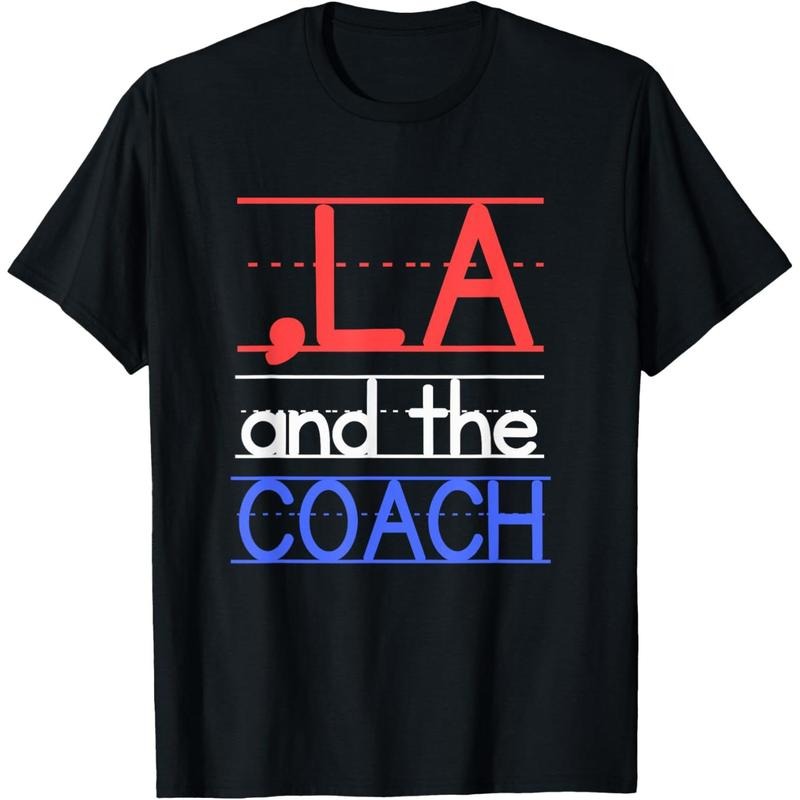 Comma La and the Coach Harris Walz 2024 Educators T-Shirt made in usa Hoodie, Sweatshirt | UrbanDripWear.com