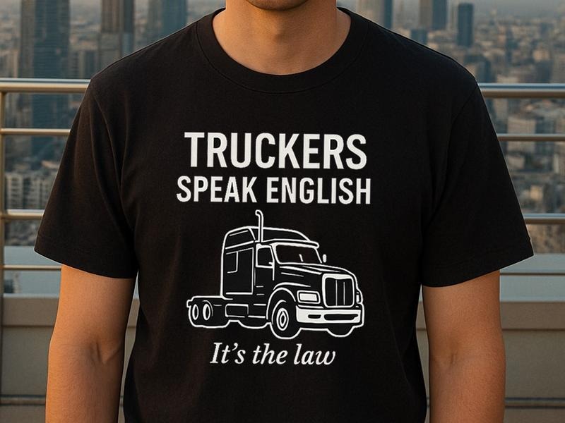 Commercial Truck Drivers Must Be Proficient in English, Truckers Speak English Shirt, Truckers Shirt, Funny Shirt Hoodie,...
