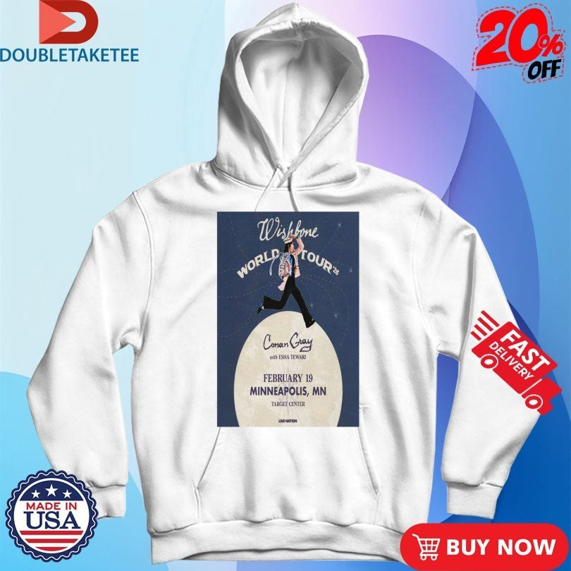 Conan Gray Minneapolis MN Feb 19 Target Center 2026 World Tour Shirts