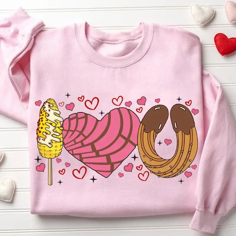 Conchas I Love You Valentine sweatshirt, Hoodie, T-Shirt | UrbanDripWear.com