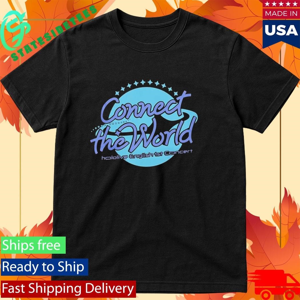 Connect The World Hololive English 1st Concert Shirt