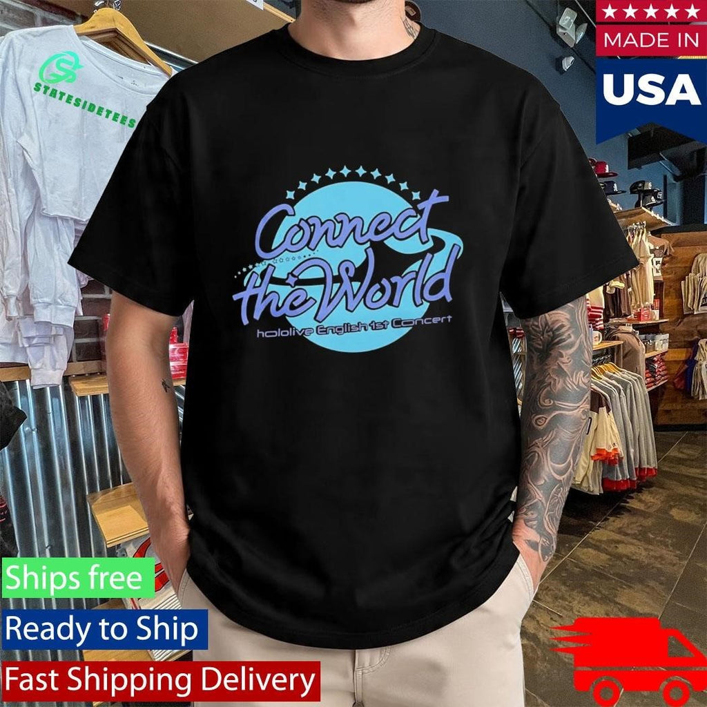 Connect The World Hololive English 1st Concert Shirt