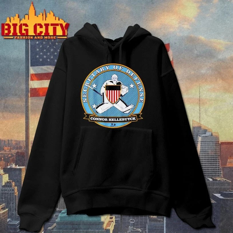 Connor Hellebuyck Secretary of Defense T-shirt