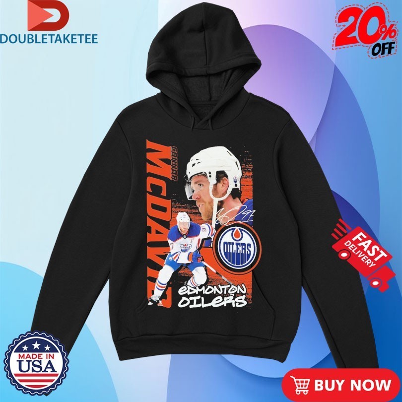Connor McDavid Edmonton Oilers Playmaker NHL Signature Shirts