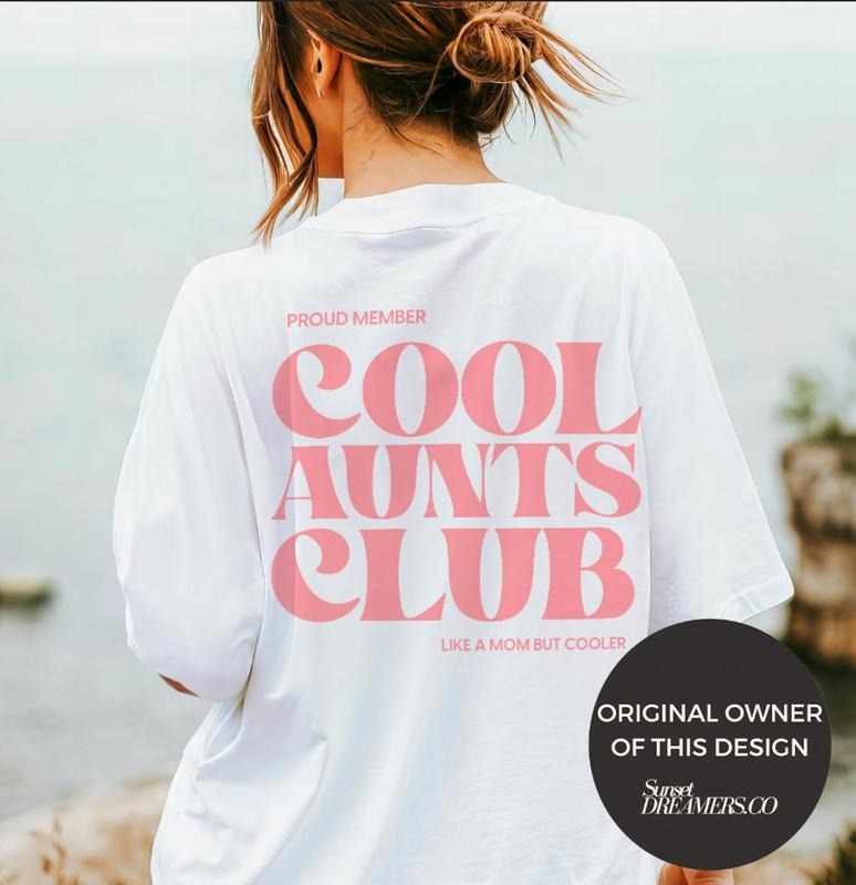 Cool Aunt t-shirt Cool Aunts Club Promoted To Aunt, Mother Day Shirt Hoodie, Sweatshirt | UrbanDripWear.com