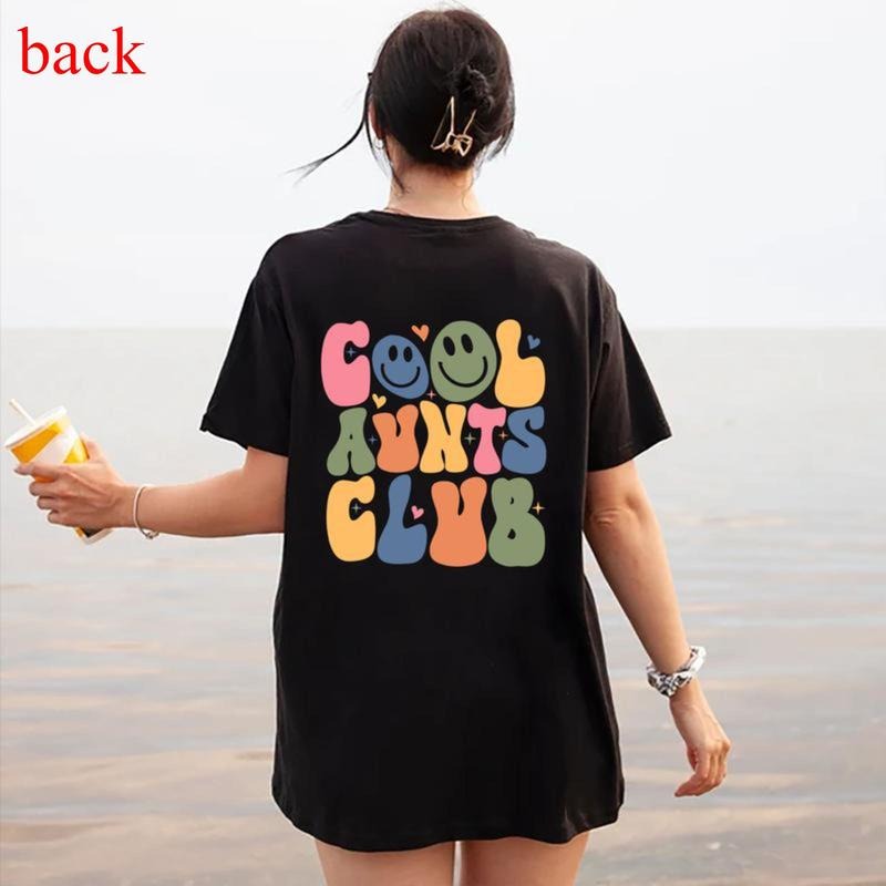 Cool Aunts Club Shirt, Aunt Valentines Day Gift, Cool Aunt Printed T-shirt, Aunt Birthday Gift, Gifts for Auntie, Auntie...