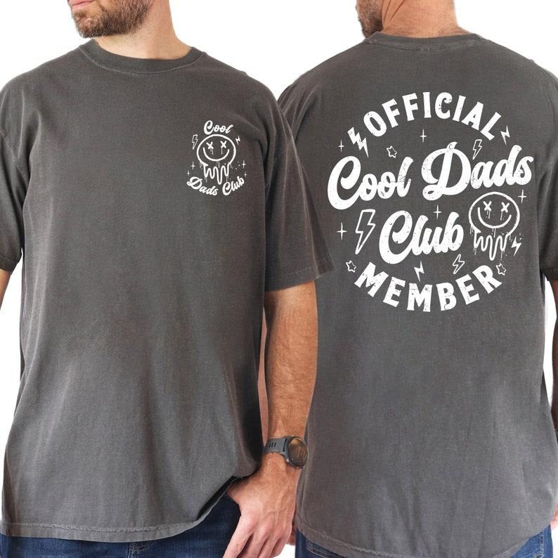 Cool Dads Club Shirt for Men, Colors Shirt for Dad,,Pregnancy Reveal,Cool Dads Shirt for New Dad,Father Gifts for Dad ...