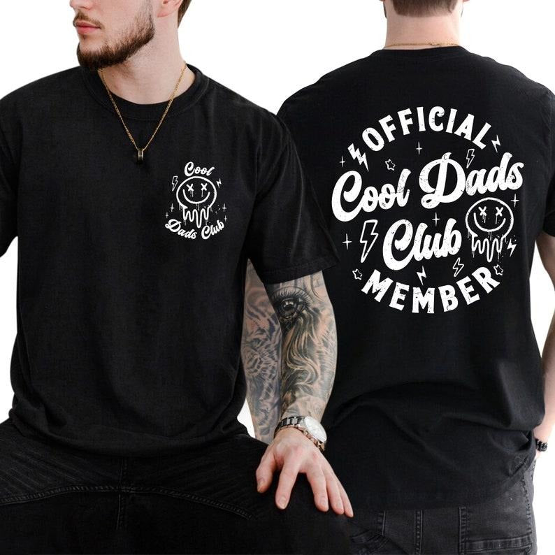 Cool Dads Club Shirt for Men, Colors Shirt for Dad,,Pregnancy Reveal,Cool Dads Shirt for New Dad,Father Gifts for Dad...