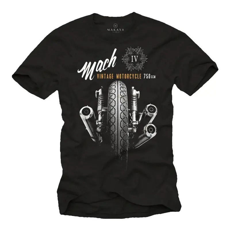 Cool Gifts for Him - Vintage Motorcycle T-Shirt Mach 4 - Biker Tee Hoodie, Sweatshirt | UrbanDripWear.com