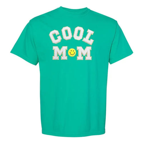'Cool Mom' Letter Patch T-Shirt Hoodie, Sweatshirt | UrbanDripWear.com
