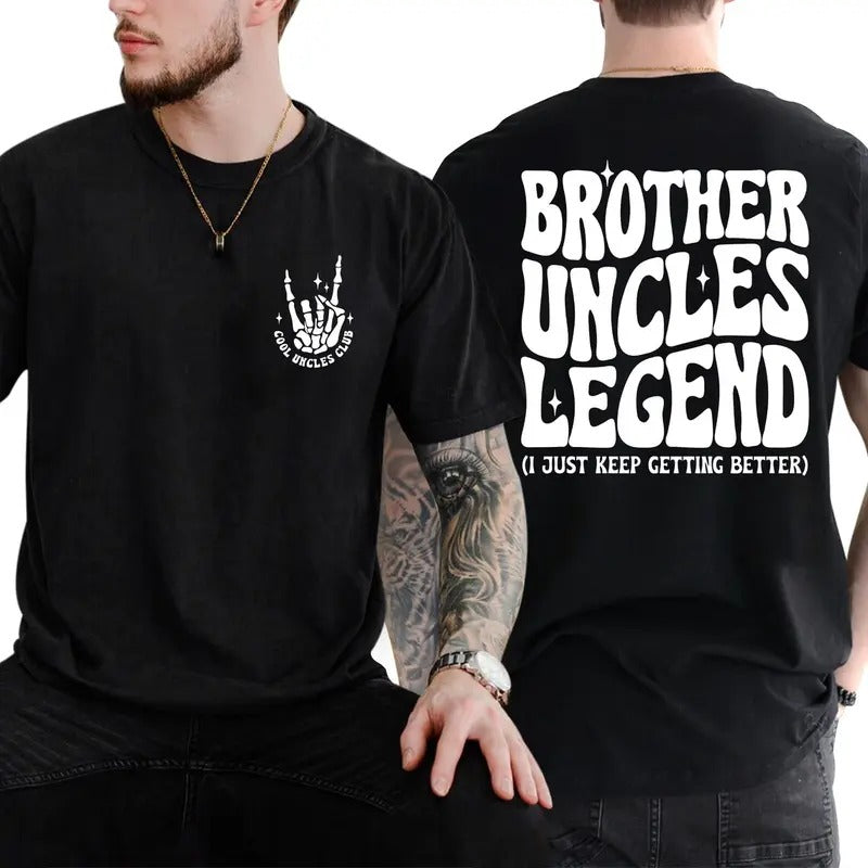 Cool Uncles Club  T-shirt, Brother Uncle Legend Shirt, Uncle Shirt Gift, Uncle To Be Gift Hoodie, Sweatshirt