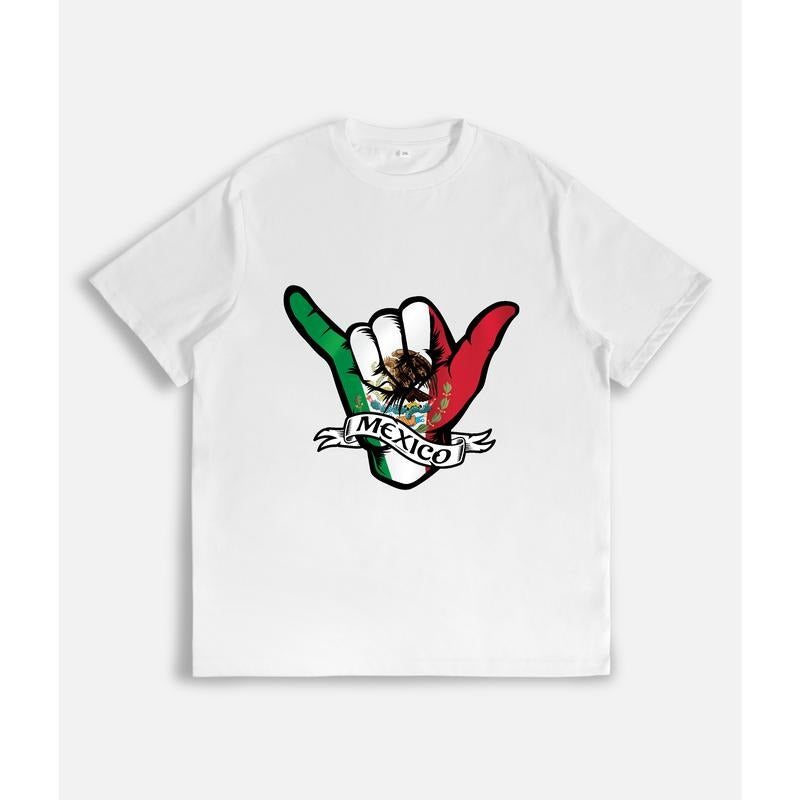 Cool and Patriotic T - Shirt: Mexican Flag Hand Sign Hoodie, Sweatshirt | UrbanDripWear.com