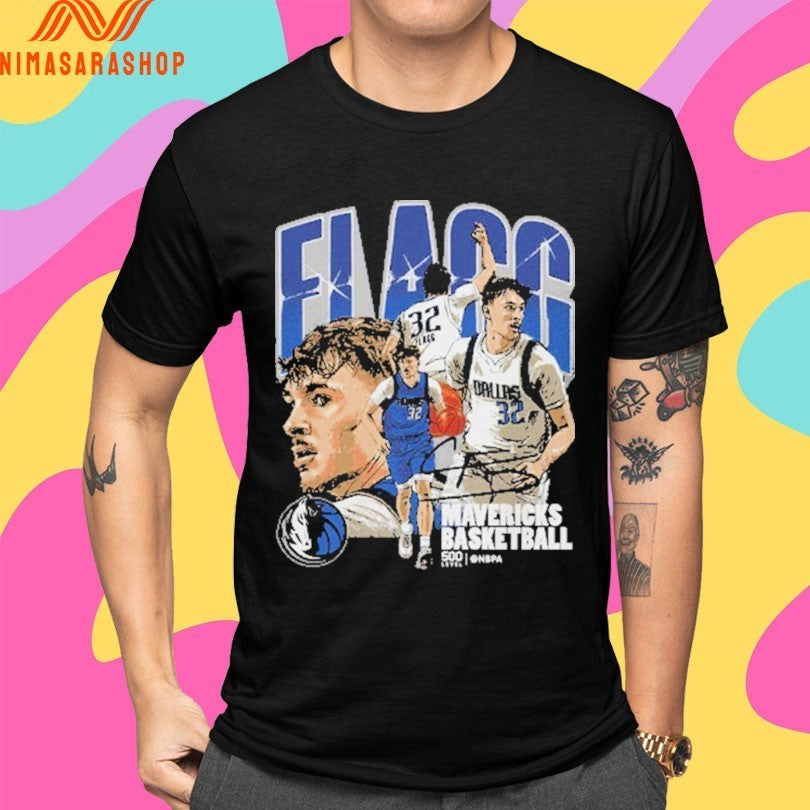 Cooper Flagg Dallas Mavericks Basketball Collage Shirts