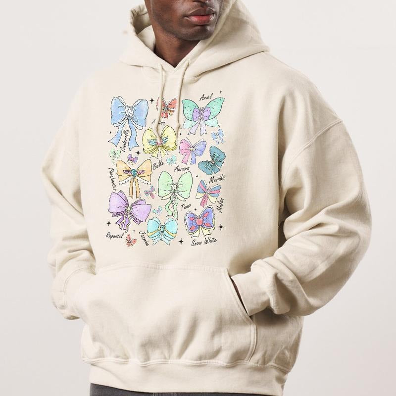 Coquette Bows Shirt, Magic Kingdom Girl Trip 2025, Bow Gift Hoodie, Sweatshirt | UrbanDripWear.com