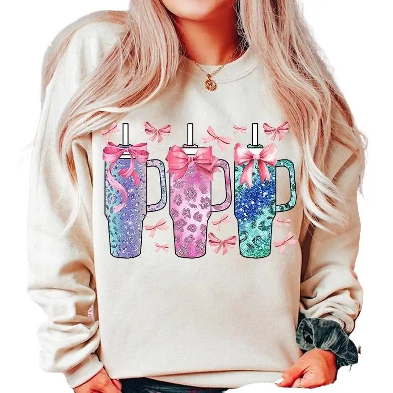 Coquette Obsessive Cup Disorder Sweatshirt, Coquette Ocd Cup Sweatshirt, Coquette Bow, Retro Ocd Coquette, Unisex...