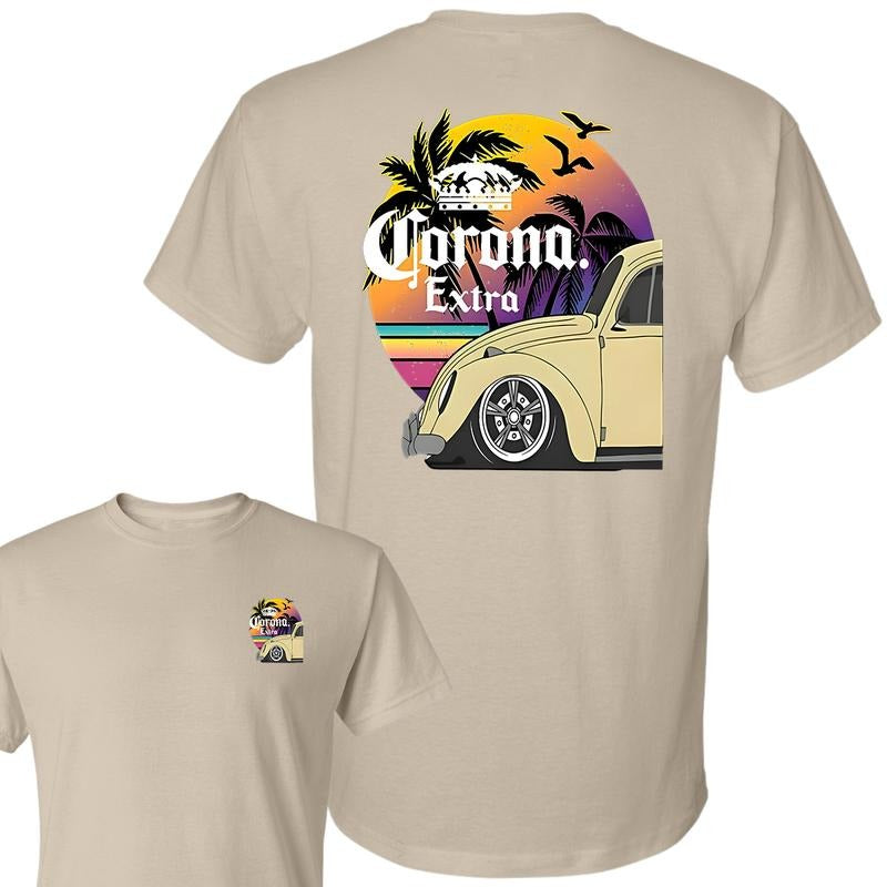 Corona Extra Beach T-shirt, Unisex T-Shirt, Full Color, For Men, For Women planbtwistedtea Hoodie, Sweatshirt