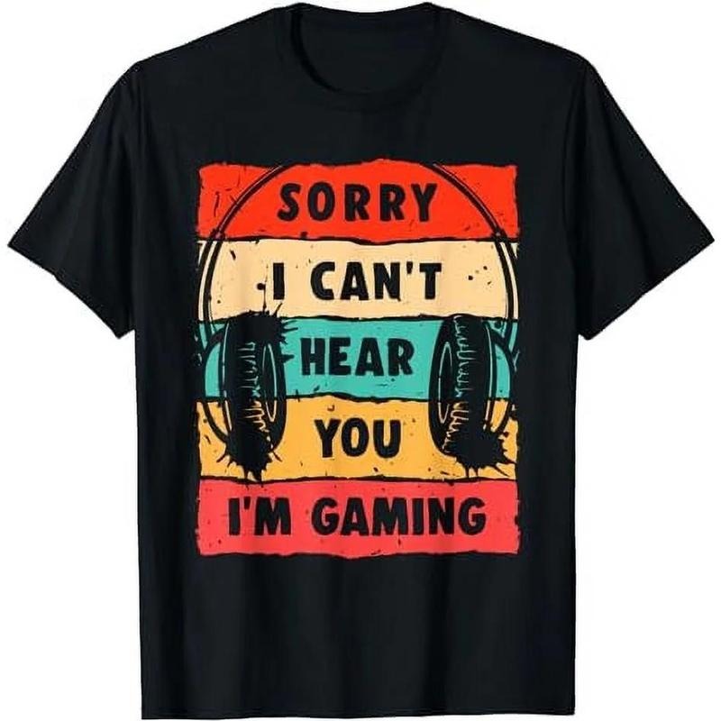 Cotton Short Sleeve Shirt for Teens Boys Men Video Gaming T-Shirt for Men Women Hoodie, Sweatshirt | UrbanDripWear.com
